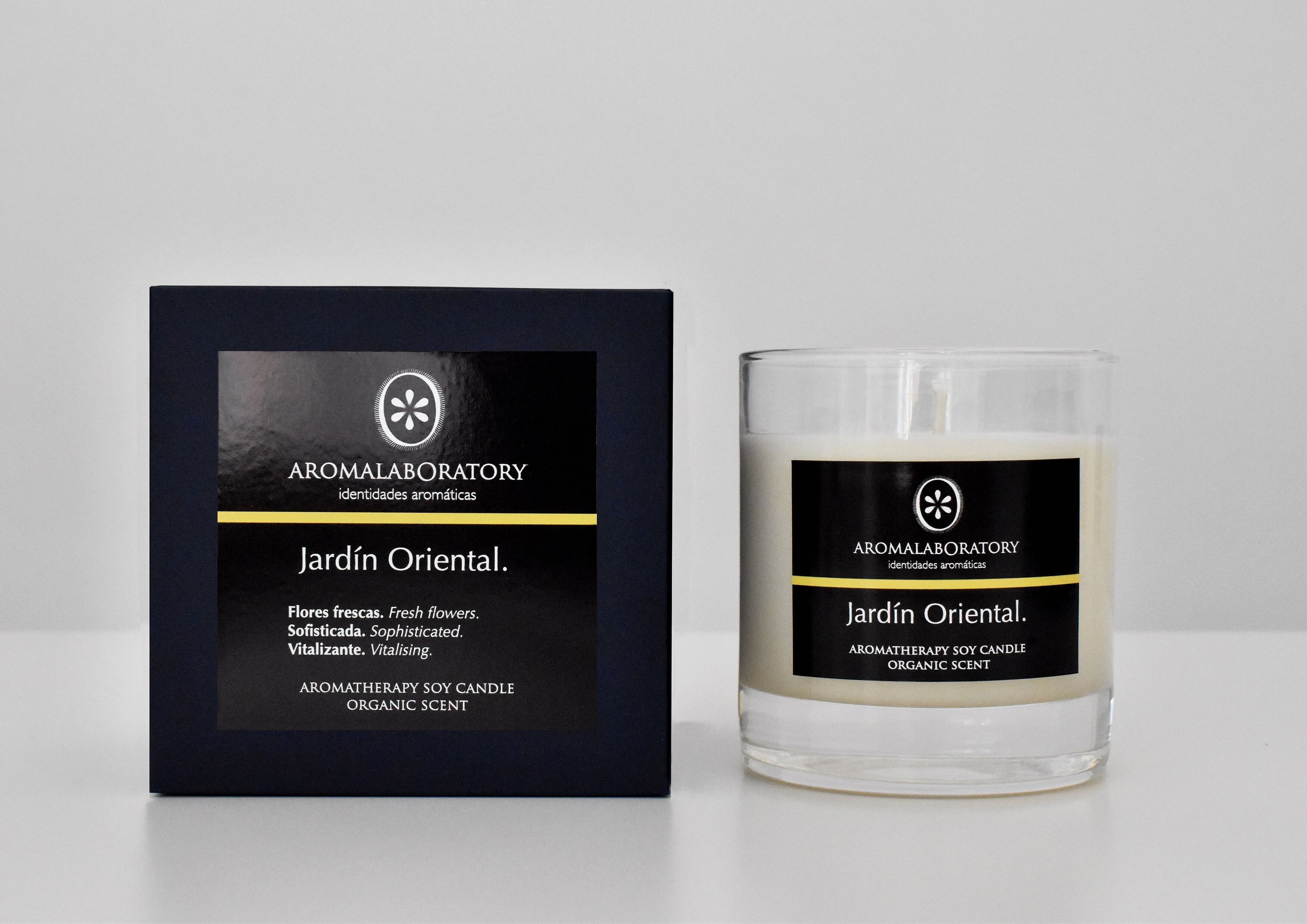 Vela Aromaterapia. Jardín Oriental.
