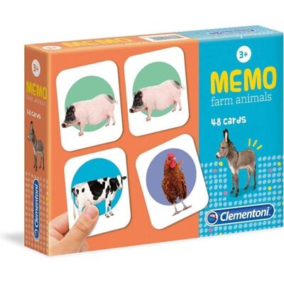 CLEMENTONI - Memo - Nutztiere