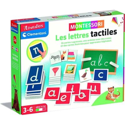 CLEMENTONI - Letras Táctiles - Montessori