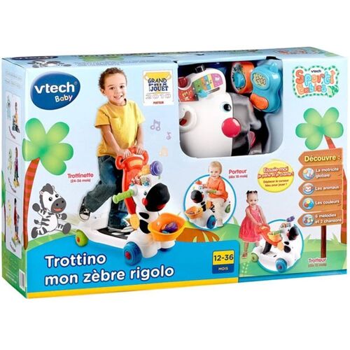 VTECH - Trottino Mon Zèbre Rigolo (Noir & Blanc)