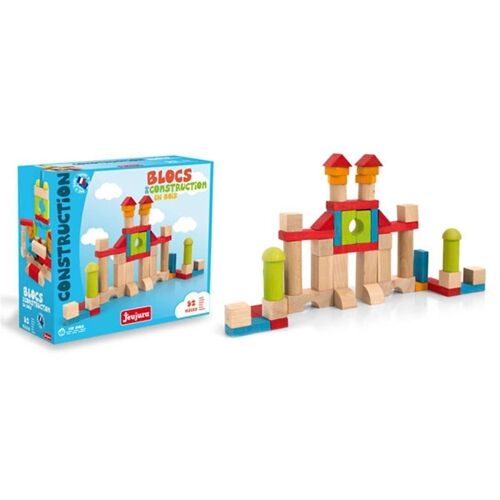 JEUJURA -  Blocs De Construction - 52 Pieces 