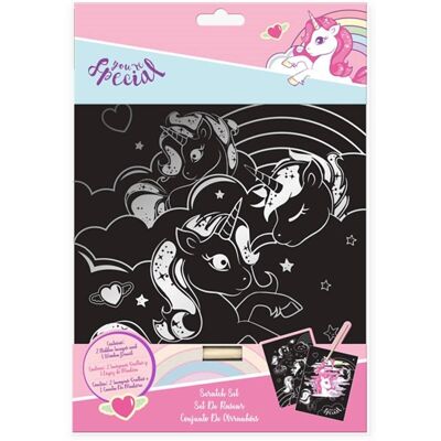 Unicorn Scratch Book