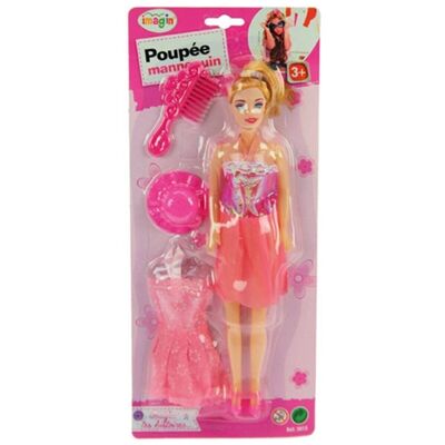 Blister Doll Lisa Mannequin 28 Cm with Accessories