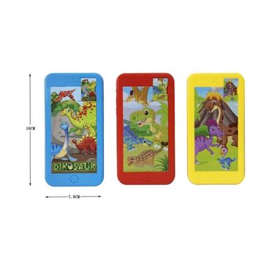 Dinosaurio Rickshaw Juego 16 x 8 Cm
