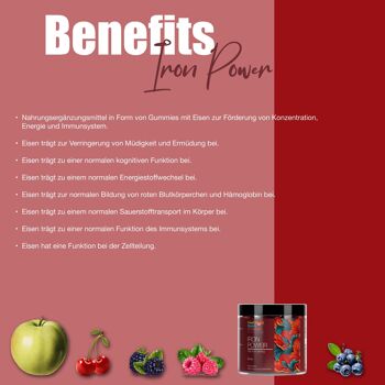 IRON POWER - restez fer fort | Bonbons vitaminés 3