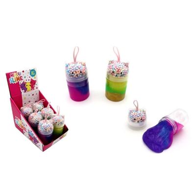 Pasta di slime testa di gatto con perline 160 grammi