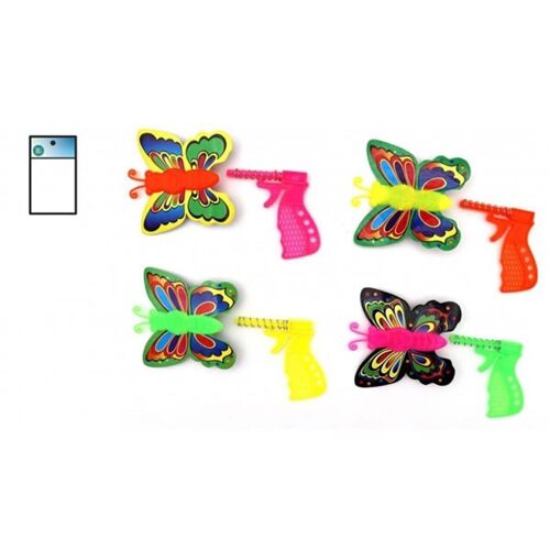 Insecte Papillon 7 Cm + Pistolet