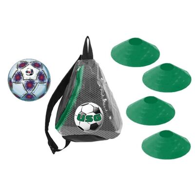 Set Football Ball + Cover + Cones)