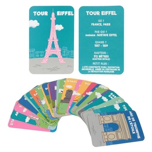 Cartes Educatives J'apprends Les Monuments x30