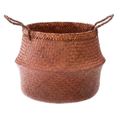 Seagrass Fold Terracota Basket