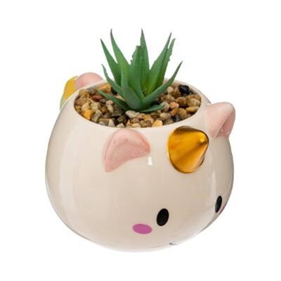 Unicorn Pot + Plant