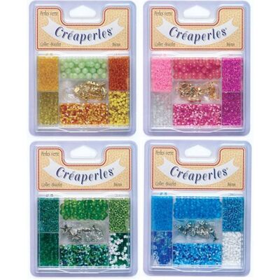 Box Kit Beads Glass Pendants acc.