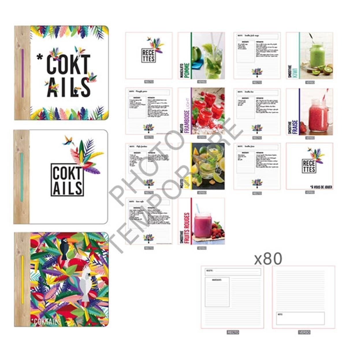 Quaderno di cocktail esotici selvaggi