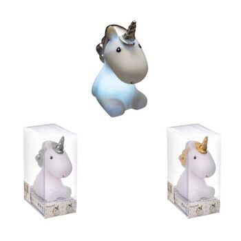 Veilleuse LED Licorne 14 Cm