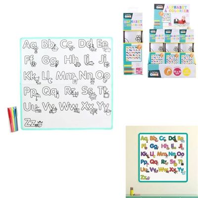 Coloring Letters Rug