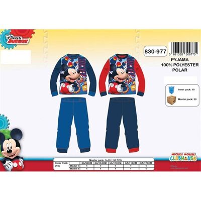 Mickey Polyester Pajamas