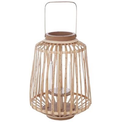 Lantern Natural Wood D25xH35