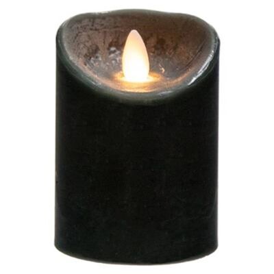Schwarze Led-Kerze 370g