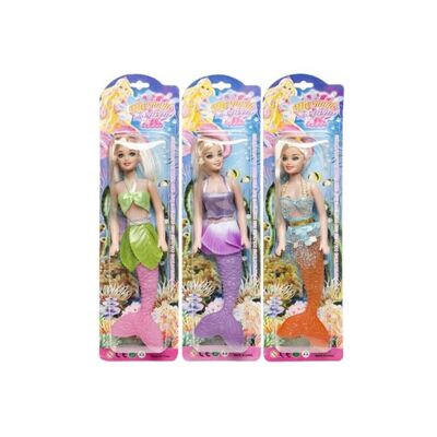 Blister Pack Mermaid Doll Luxury 27 Cm