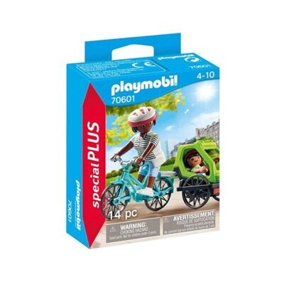 Playmobil Mamá y Niño Ciclistas