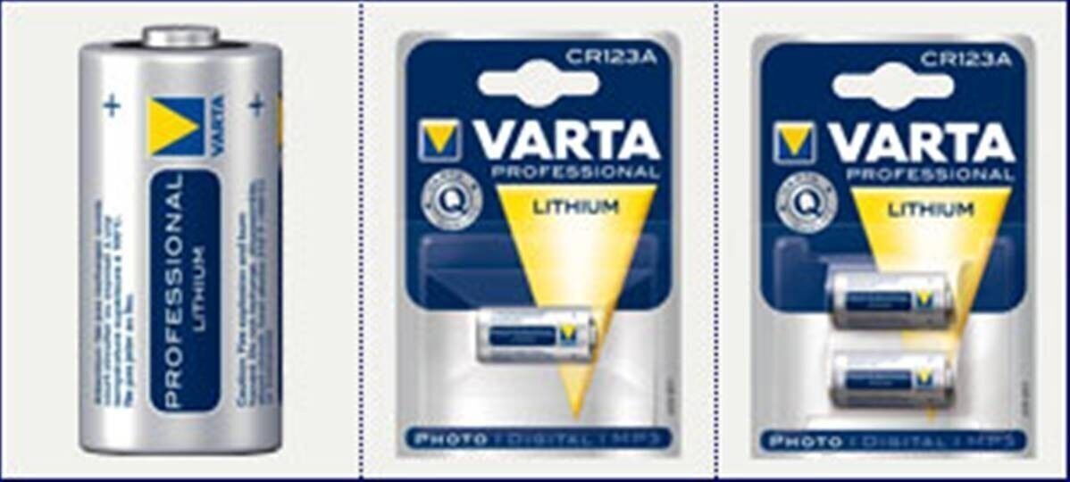 Fotobatteria al litio 6205 - CR 123 A - 3v-