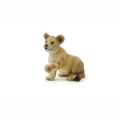 Sitting Lion Cub Figurine 5 x 4.5cm