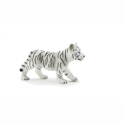 Stehende weiße Tigerfigur 6.5x4