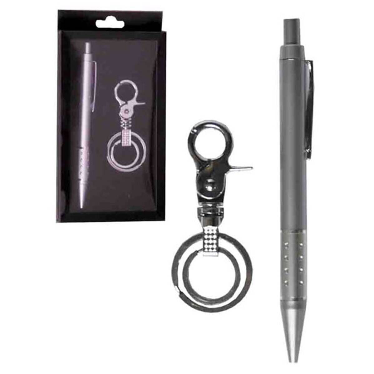 1 Pen + Round Keychain