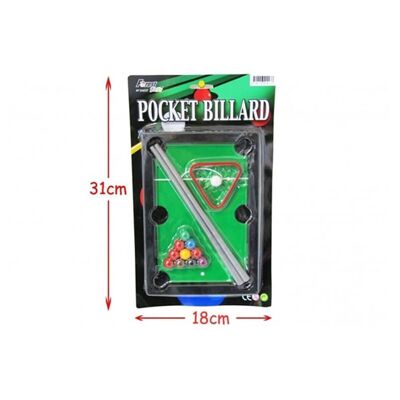 Billard-Blister 31 x 18 cm