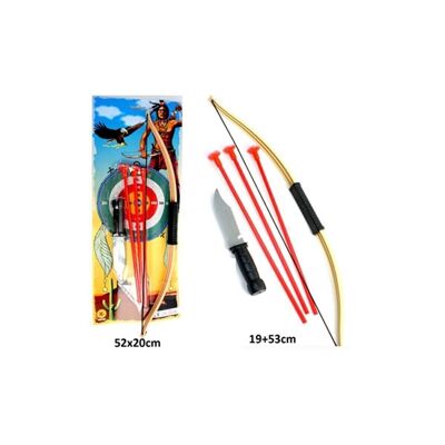 Indian Bow 47 Cm 3 Arrows