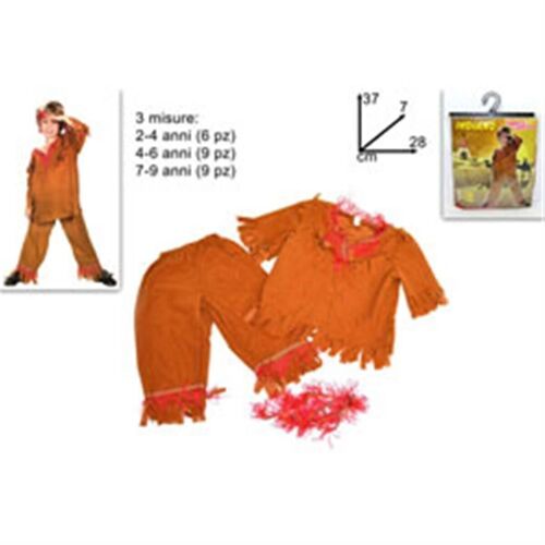 Costume Indienne 2-4/4-6/7-9 Ans