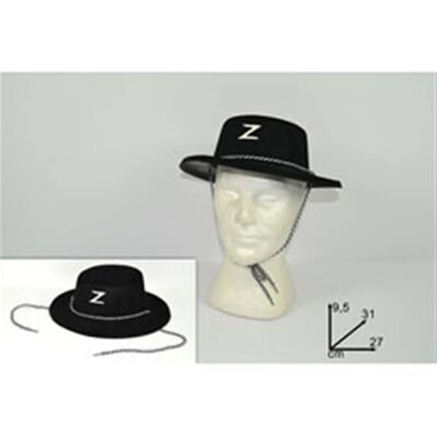 Zorro Fabric Effect Hat