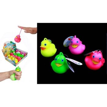 Animal Antistress Canard PVA Yoyo 7 Cm 4 Couleurs