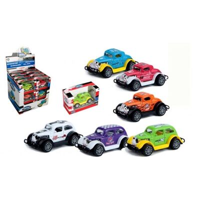 Roadster Car Box 9 cm Metall RF 4 Farben