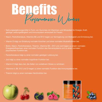 PERFORMANCE FEMME - Complexe Énergie Femmes | Bonbons vitaminés 4