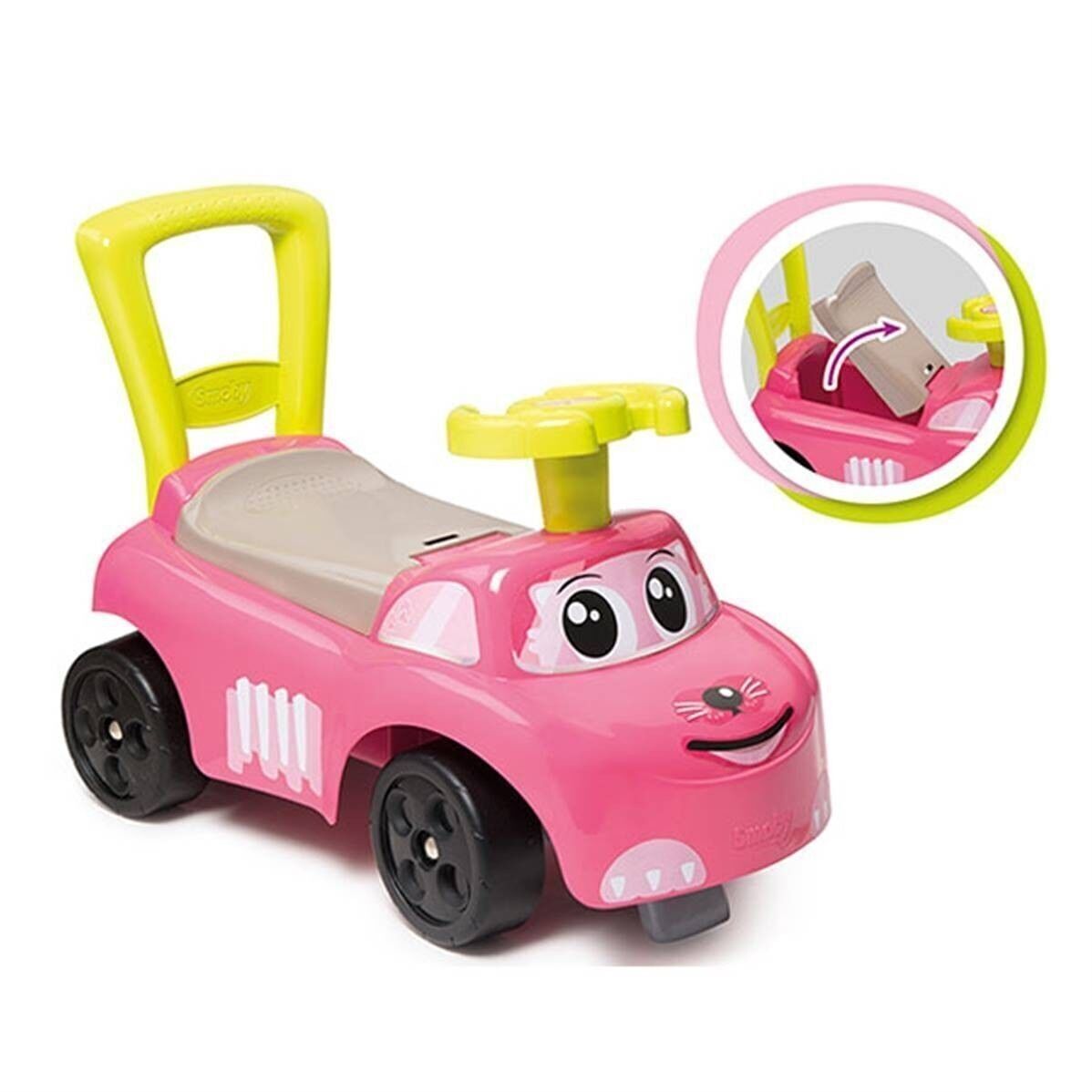 Achat SMOBY Porteur Auto Rose en gros