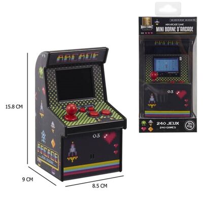 Arcade 240 retro classic games - 8.5x8.9x14.8