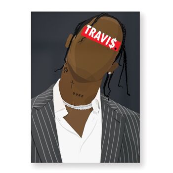 Affiche Travis Scott - 30X40 cm 1