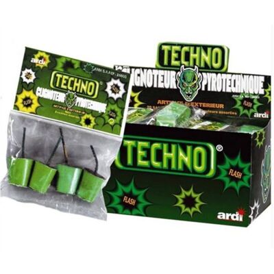 Bag of 4 Techno Flashers