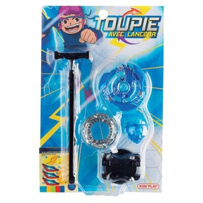 Blister Toupie Combat + Launcher