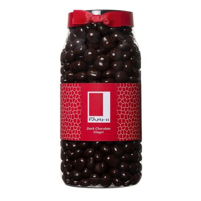 Plain Chocolate Coated Ginger in a Gourmet Gift Jar