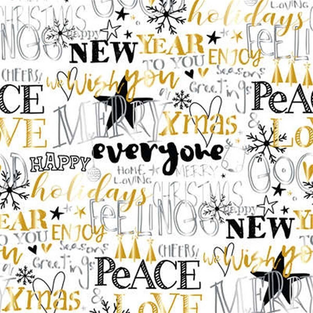 Luxury Metal Christmas Wrapping Paper 200x70cm