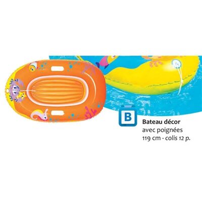 Children's Boat Decor 119 Cm Handles