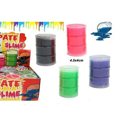 Pate Slime Baril Neon Mini 30 Grammes 6 Couleurs