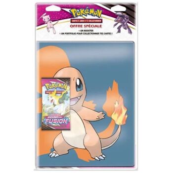 Album Pokemon 180 Cartes avec 1 Booster  EB08 POING ET FUSION