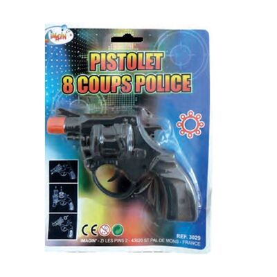 Blister Pack Blaster Pistol 8 Shots 14.3 x 3 x 19 cm