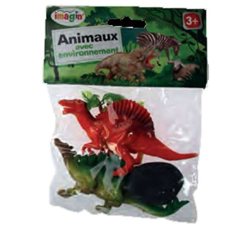 Sachet Dinosaures 14 x 3 x 18.5 cm