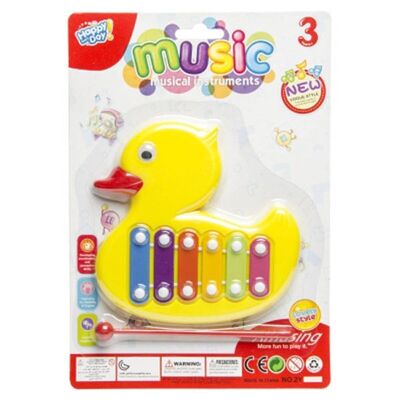 Duck Xylophone Blister Pack 27.5 x 25.5 Cm