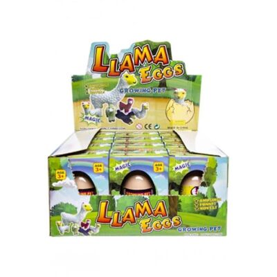 Lama-Vergrößerungsei