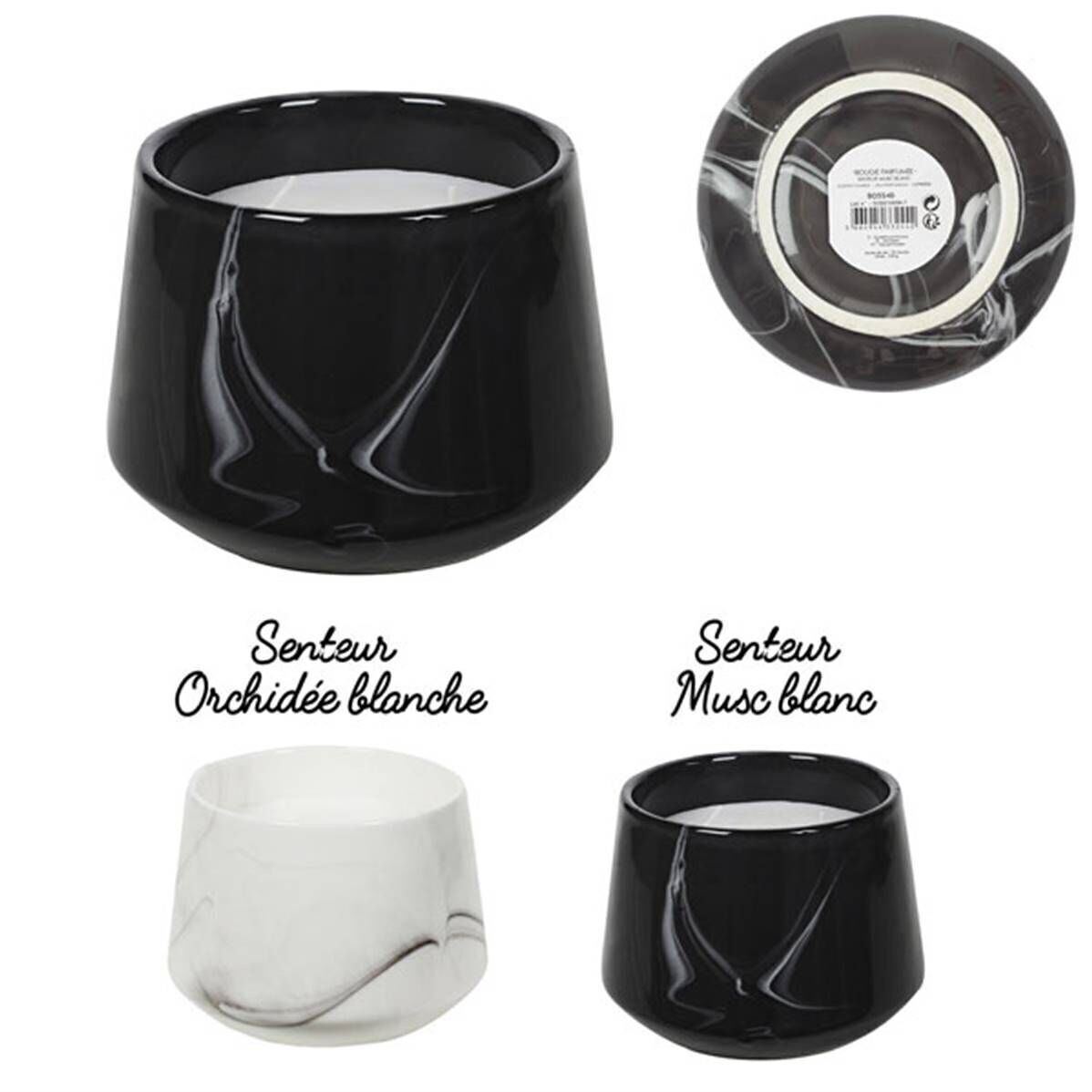 Candela Profumata in Marmo H10.5cm